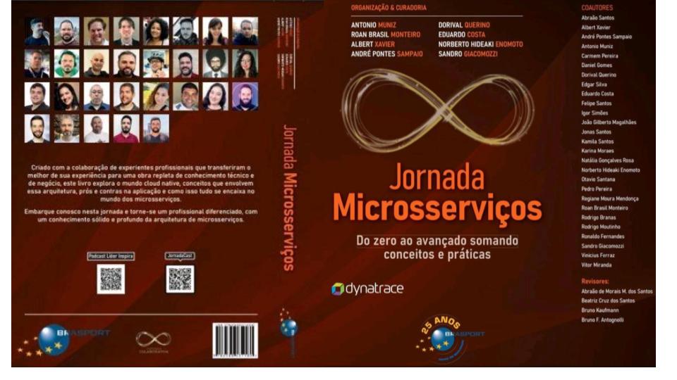 dorivalq's tweet photo. 1/2. Importante falar do Livro Jornada Microsserviços, que escrevemos de forma colaborativa, além de superar nossos limites, tem 2 propósito maiores - 1. Disponibilizar material nativamente em português sobre Microsserviços,
continua...
https://t.co/uwAqCia9g2 https://t.co/qAJNanFcbq