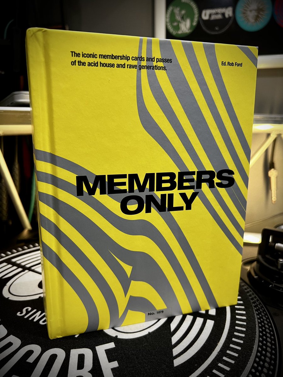 JayCunningDJ's tweet photo. Honoured to be asked to talk about my Sterns experience as a raver for the new Members Only book covering a history of membership passes for acid house and hardcore events from back in the day 🙌
Go grab yourself a copy! https://t.co/5XAPJbFoxH