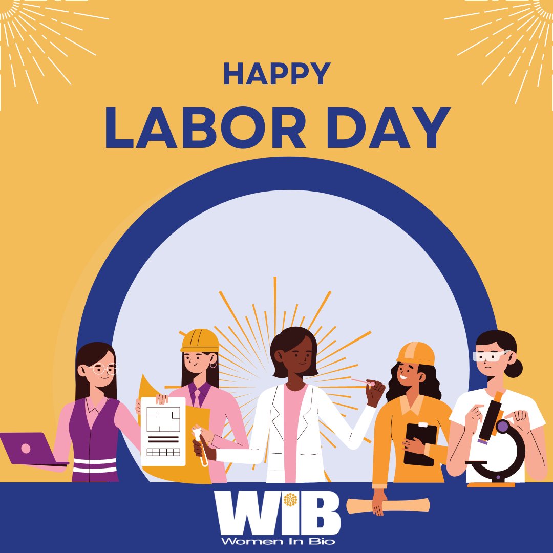 Wishing everyone a happy #LaborDay! The work you do every day, whether in an office, lab, or lecture room, makes a difference in the lives of millions. Thank you for your dedication, passion, and perseverance!
#WomenInBio #LifeSciences #STEM