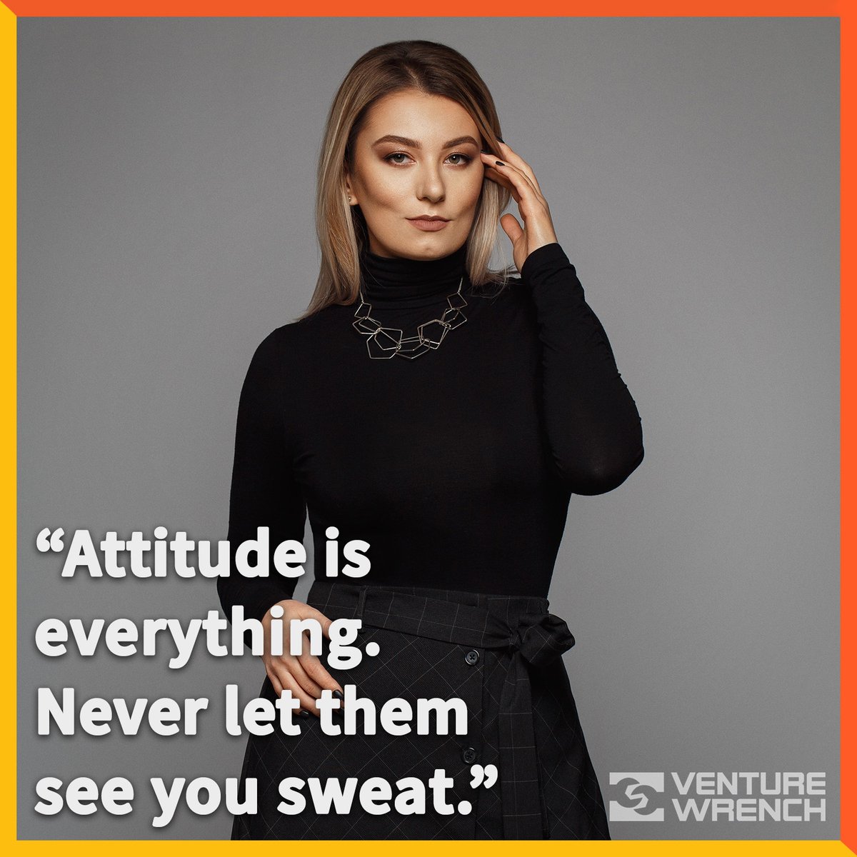 "Attitude is everything! Never let them see you sweat!" ~NTD
And yes, I hate to say this, but it is true....

#entrepreneurship #founder #entrepreneur #leader #startup #startuptips #startupquote #startupquotes #startupbusiness