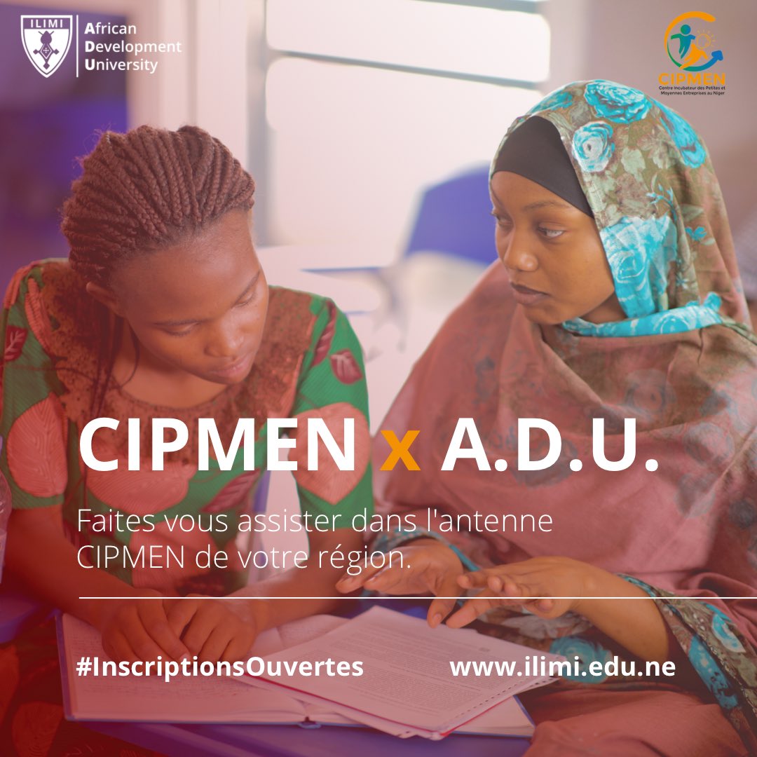ADULeads's tweet photo. Vous désirez plus que tout devenir un #YoungLearders pour inspirer, servir et impacter votre communauté. Sachez qu’être à l’intérieur du pays n’est plus un obstacle pour vous !
#ADU #ILIMI #Niger #Sahel #InscriptionsOuvertes #CIPMEN https://t.co/jTA78OMaV1