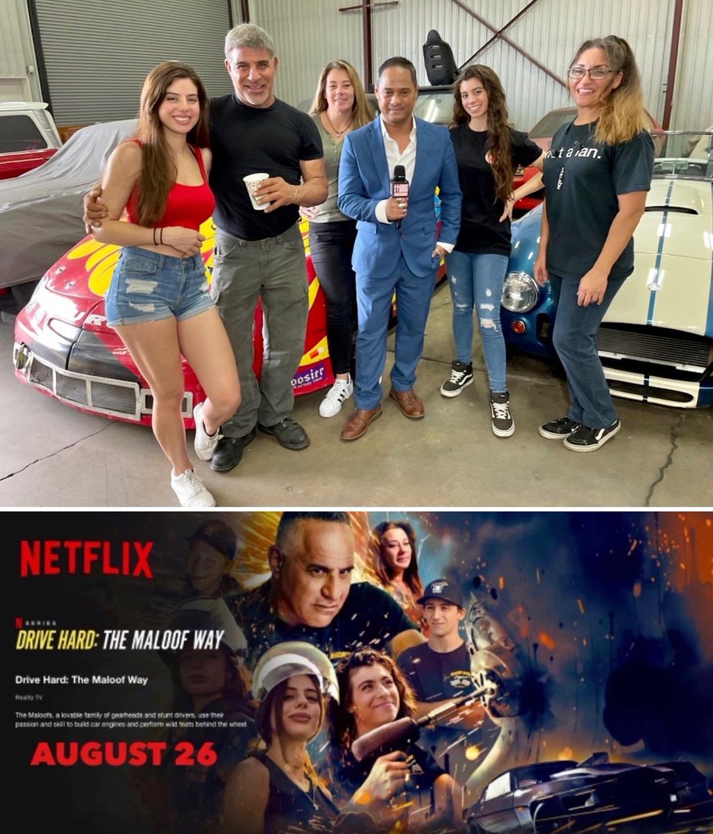 #AwesomeDay Yesterday, getting 2Shoot a Promo w/ LongtimeDearFamilyFriends; <a href="/SammyMaloof/">Sammy Maloof</a> &amp; his Fam, Who NowAreTheStars of <a href="/netflix/">Netflix</a>’s NewSeries; #DriveHard: #TheMaloofWay, &amp; WhoUCan AllMeetLive @ #StuntsAndFun this SUN/SEPT 11th!  TO DONATE/More Info Visit StuntsAndFun.com!