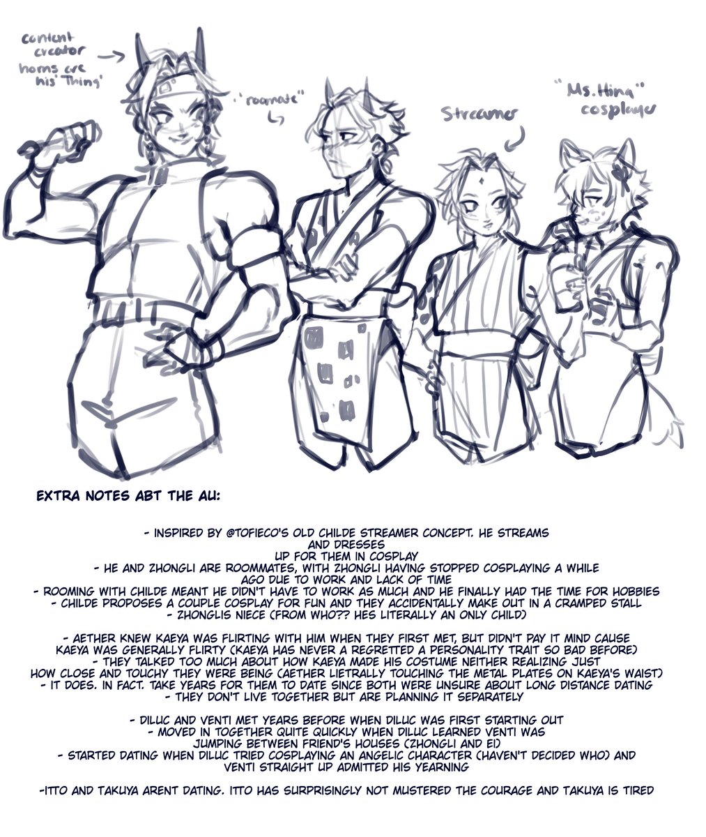 Copslay au lol + you're not obligated to read that l
ast slide
#tartali #kaether #diluven #ittorou #ittoxiao 