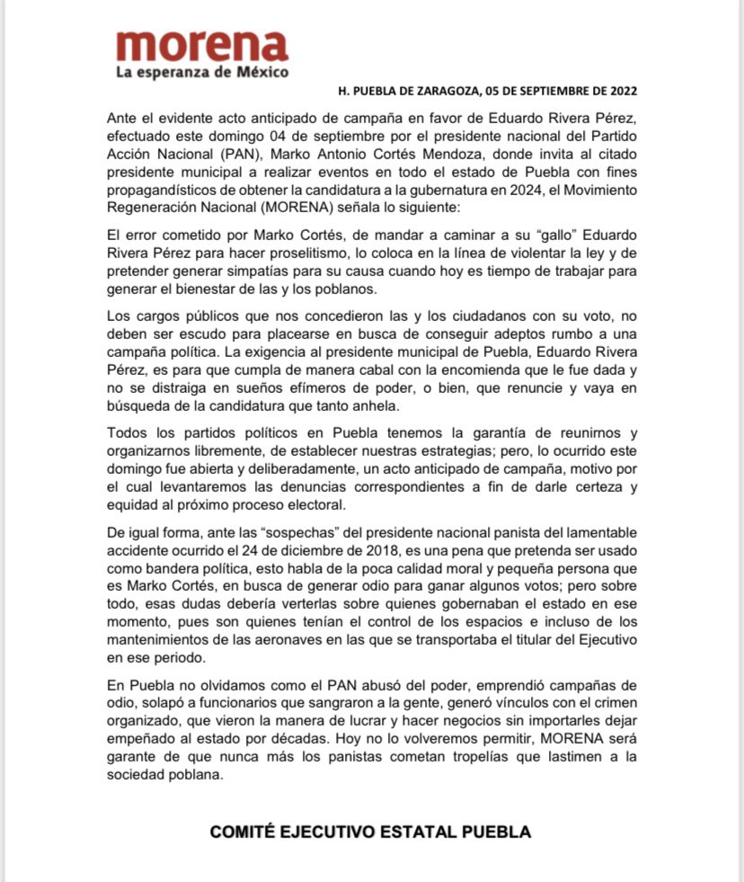 OlgaRomeroGC's tweet photo. A la opinión pública: https://t.co/0ytFAcc2El