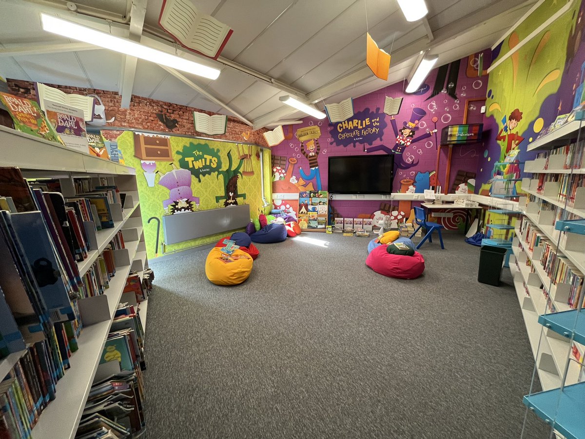 NewcroftPrimary's tweet photo. Our beautiful new library is open! The children who have visited so far have been wowed! 📚 Huge thanks again to our parents and FON for raising the funds to make this possible! #readingforpleasure #schoolibrary #readingschool @Symphony_LT https://t.co/6ZO4Zkatpe