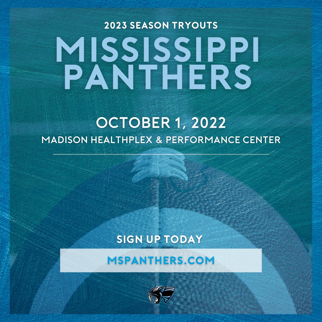 It's time. Your chance to prove you got what it takes to be a Mississippi Panther! Learn more about our 2023 season tryouts and sign up today: mspanthers.com/season-recruit…