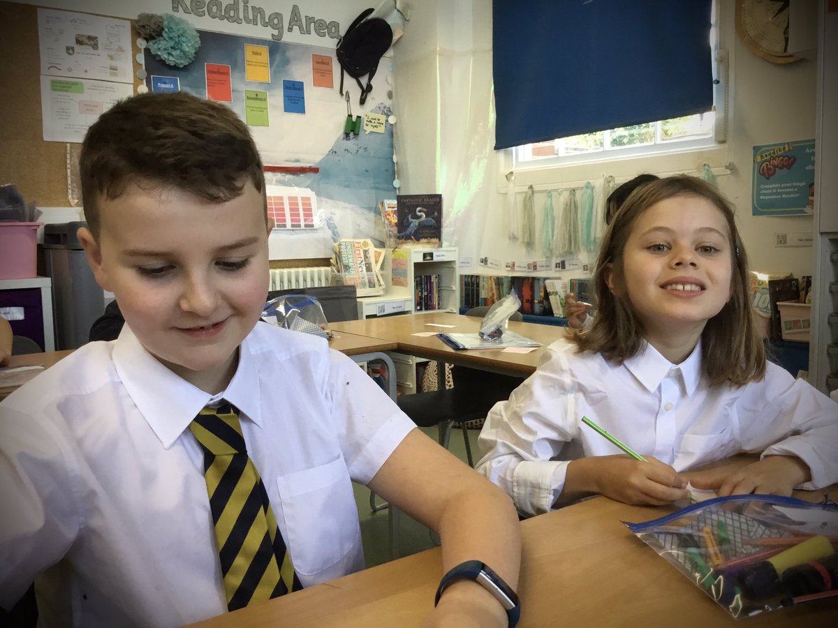RFitzroyAcademy's tweet photo. So many happy faces in #year6 today! It was a real pleasure to see everyone back, learning and laughing. #vangoghclass #welcomeback #backtoschool https://t.co/S1C3mUhTxF