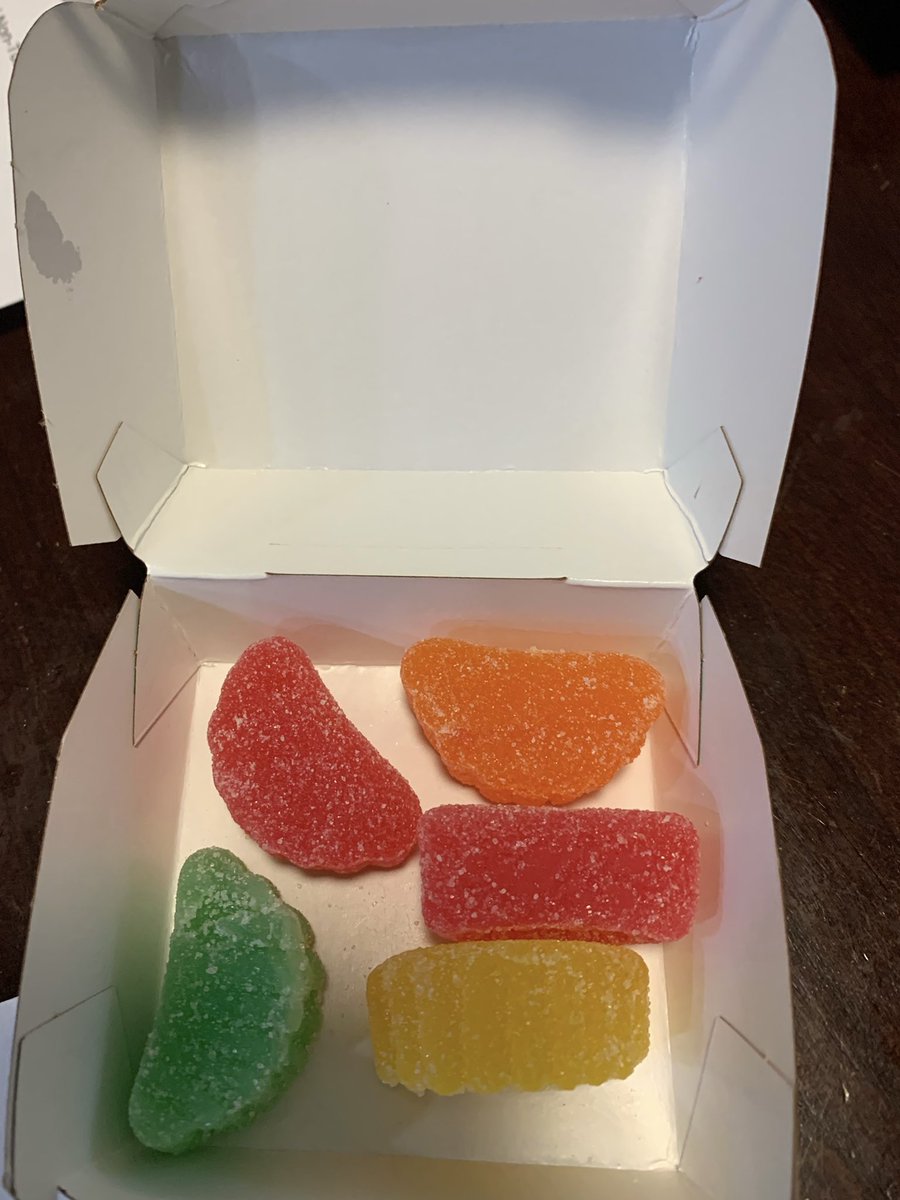 Opened up the <a href="/McDonalds/">McDonald's</a> Chicken #nuggets box and found this?!?  WTF?  Fruit gummy candy!!!  It’s not even something on their menu…if it was 4 pickles, I’d be less shocked.