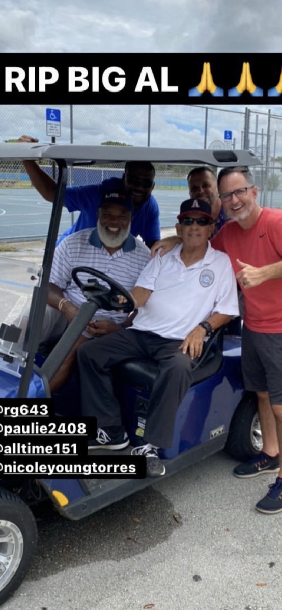 Going to miss you my Friend RIP BIG AL ⚾️⚾️🙏🏾🙏🏾