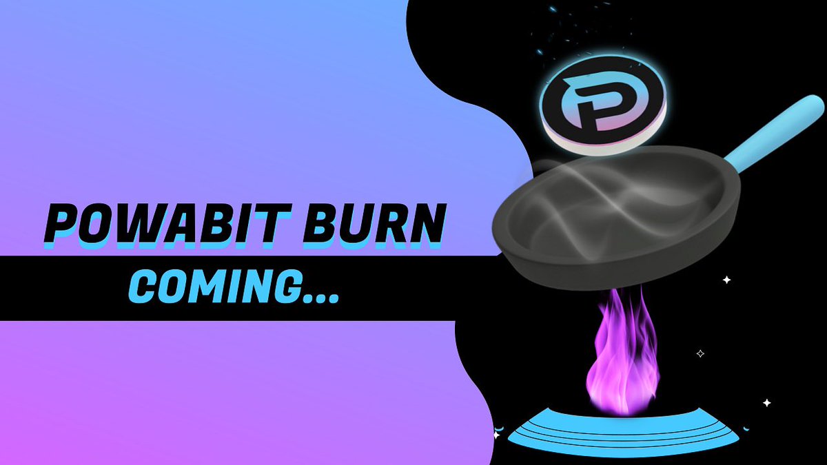 powabit's tweet photo. Tomorrow is our next burning day.🔥

Another 10% of the Total Supply will be burned.😱

THAT'S 100 MILLION TOKENS.🚀

🅿️owaTeam #cryptocurrency #BTC #BNB #BURN #Crypto #POWA #BBTC #EVERATH https://t.co/ENX4IFPUIo