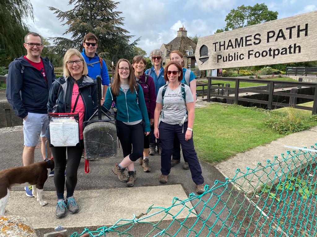 ThamesPathNT's tweet photo. Go well @GJwalks on your Marlborough to Lyme Regis trek Wessex Ridgeway this year. Recalling happy days on the #ThamesPath National Trail last September with Stunt Guy and Little Guy 😊🚶🚶‍♂️🚶‍♀️
#NBTproud #NHS1000miles https://t.co/XmWzGC0n8e