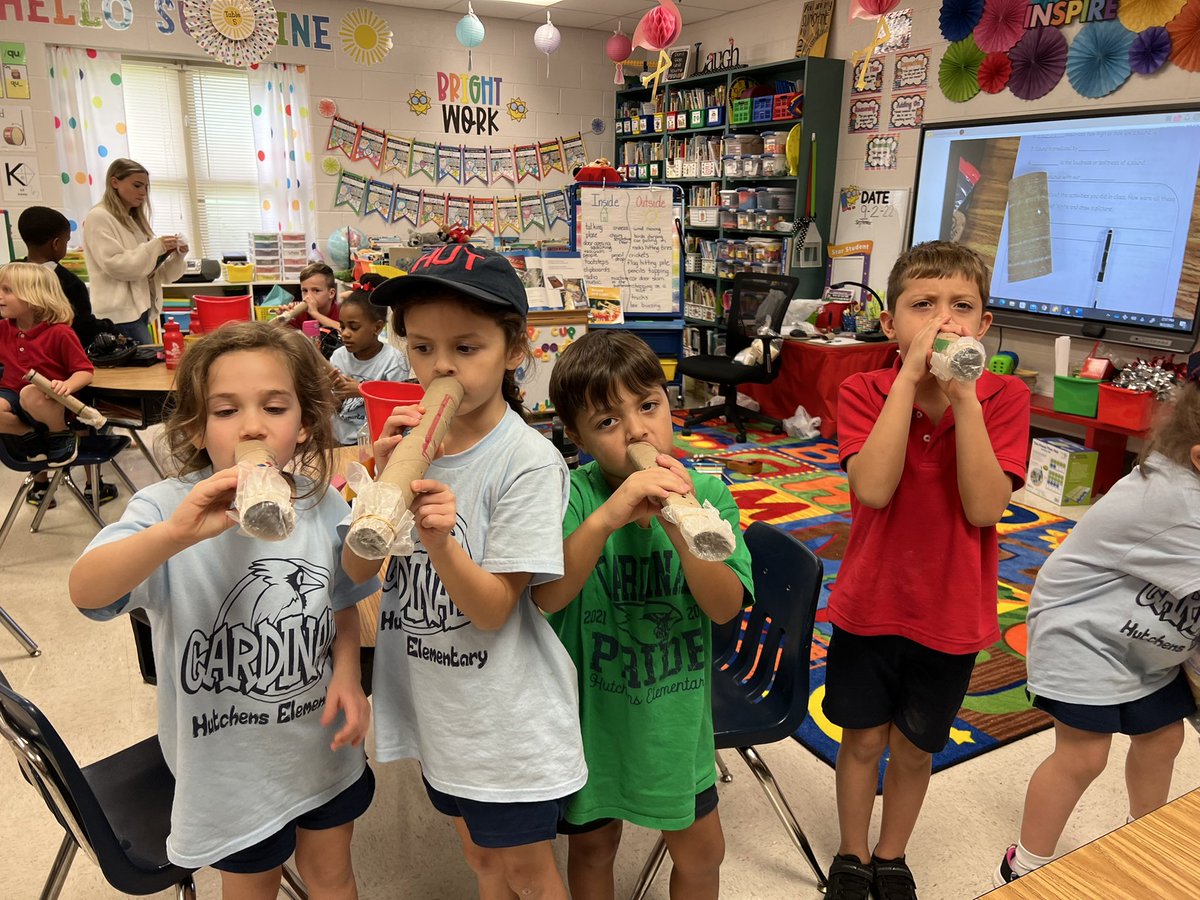 JonesFirstGrade's tweet photo. We had a blast as we wrapped up our AMSTI Sound unit this week by making kazoos and going on a Sound scavenger hunt! They enjoyed exploring sound with kalimbas, xylophones, and tuning forks. @HutchensElem @AMSTIUSA #ourhut https://t.co/Whhk95Eo5Y