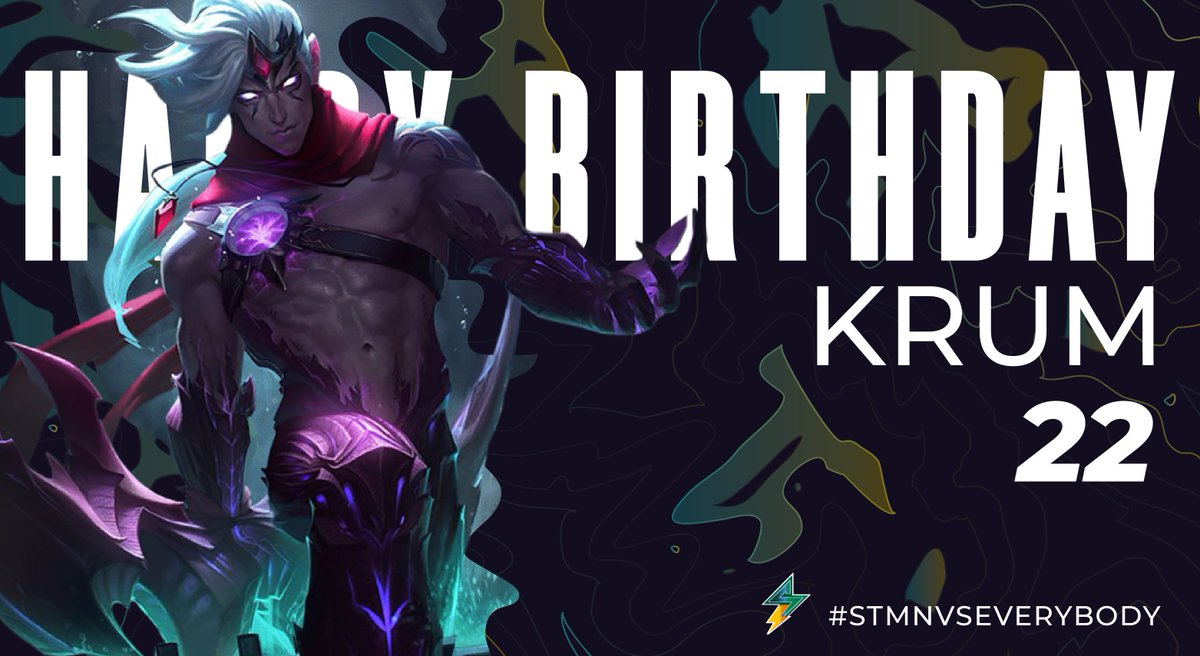 ¡Feliz cumpleaños míster <a href="/KrumHristov01/">KrumHristov</a>! 🥳

Todos a felicitar al head coach de la escuadra de <a href="/wildriftLATAM/">League of Legends: Wild Rift LATAM</a>  ⚡️🐉

Disfruta de tu día jefe 🥸