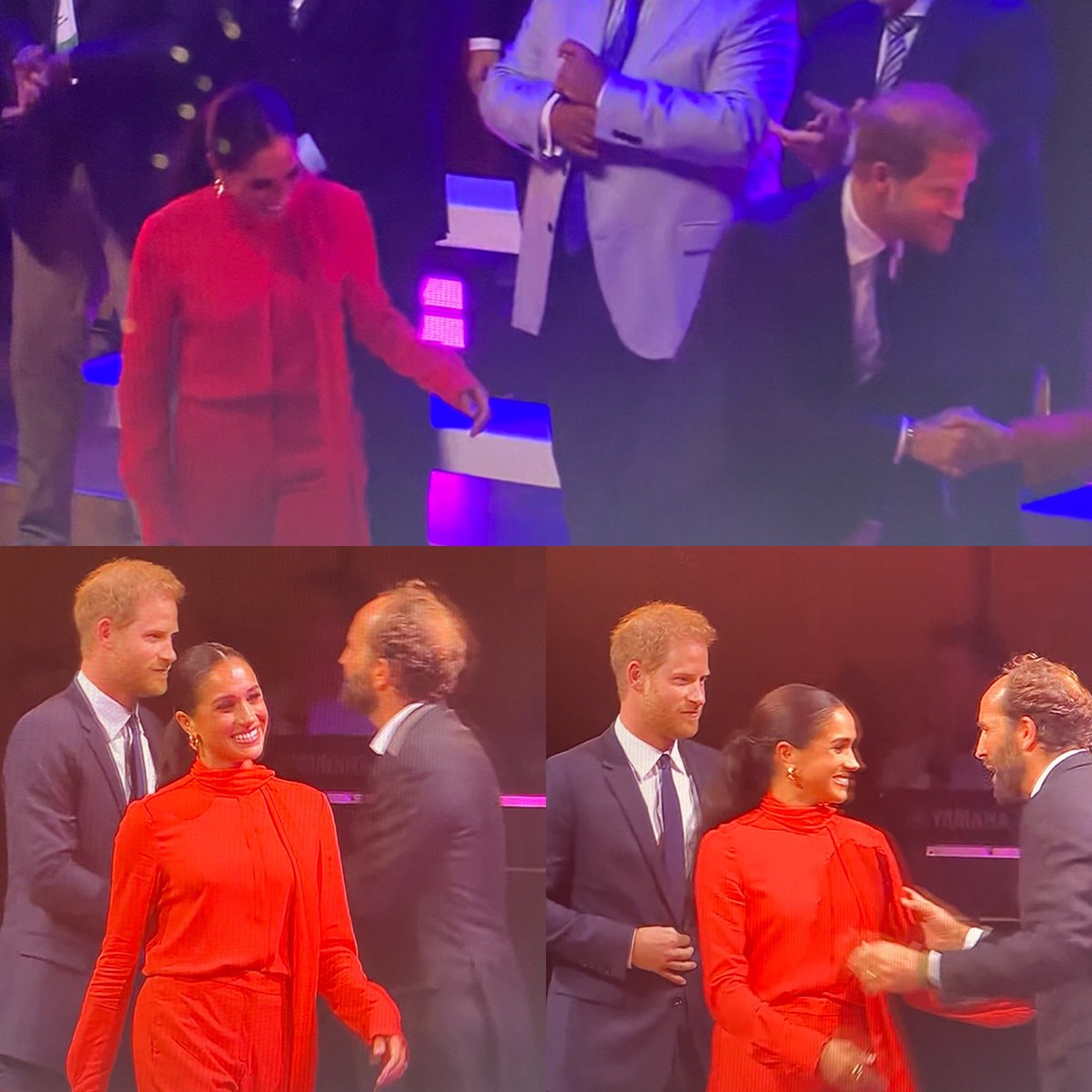 smileyval05's tweet photo. Yessssssss Prince Harry and Princess Meghan Have Arrived🔥❤️❤️ They Are Gorgeous!!!!!! ❤️❤️❤️ #OneYoungWorld #HarryandMeghan https://t.co/TkXmA3T6uJ