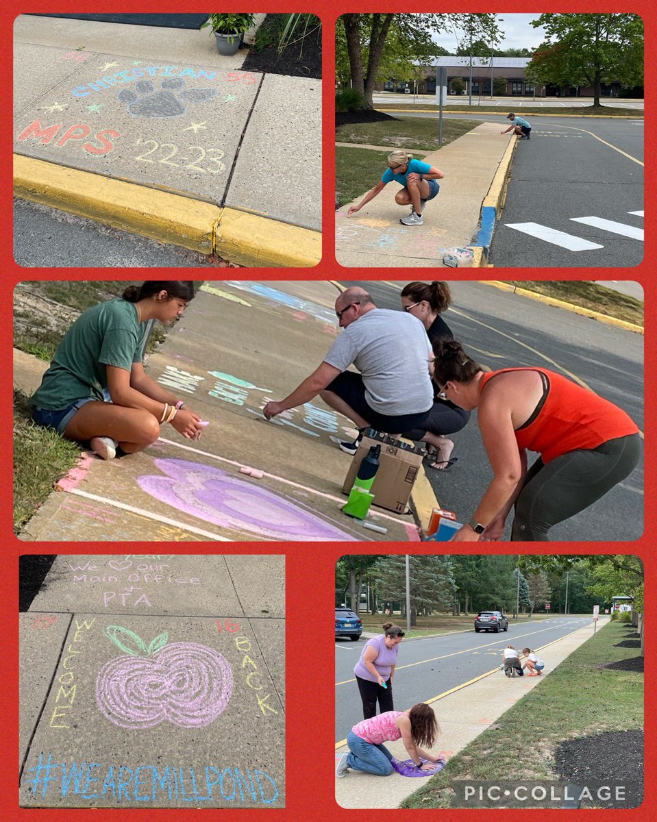 PrincipalMPES's tweet photo. 🦁🐾1st Annual “Chalk the Walk” event was a HUGE success! Mill Pond families brought their creativity! ❤️our PTA! #wearemillpond #proudmillpondprincipal #MPPTArocks #allinforthekids #positivityworks https://t.co/5EhWPqpG60