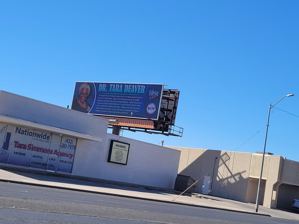 RandleFarm's tweet photo. Deaver Family History: Dr. Tara Deaver of Odessa, Tx. https://t.co/VQeEqTKrOu Billboard: Odessa Black Chamber if Commerce https://t.co/j2IDF11TOe