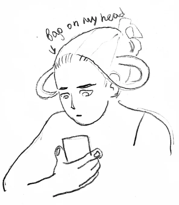 Btw I look like this while writing it because I'm re-bleaching my hair to refresh the violet color
And I know it going to look hideous because I bleached it alone and that was chaotic 
