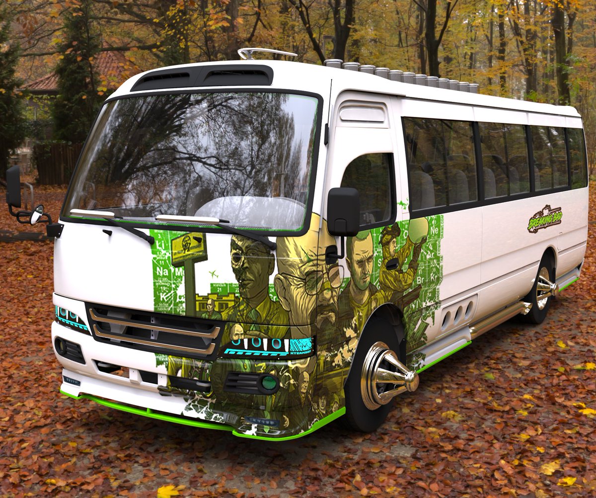 xteam507's tweet photo. Toyota Coaster Modificado 3D https://t.co/6g39LExNWO