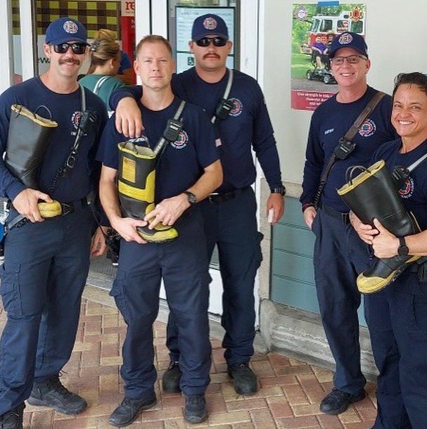 PBCFR's tweet photo. Firefighters are still out collecting for a few more hours … #MdABootDrive supporting local families living with muscular dystrophy. https://t.co/a244Q796Om
