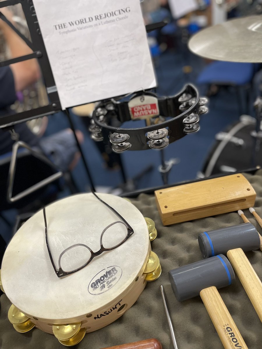 crreay's tweet photo. The world is revolving around ‘The World Rejoicing’ for the next week. @NASUWTRiverside #topbanding #Britishopen2022 https://t.co/NoskO8PIF7