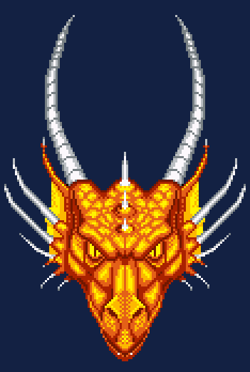 kangaskaani's tweet photo. "Elmore's dragon". Inspired by the great Larry Elmore and his dragon illustrations. #dragon #dragonlance #larryelmore #DnD  #pixelart https://t.co/7reqEkGVwY