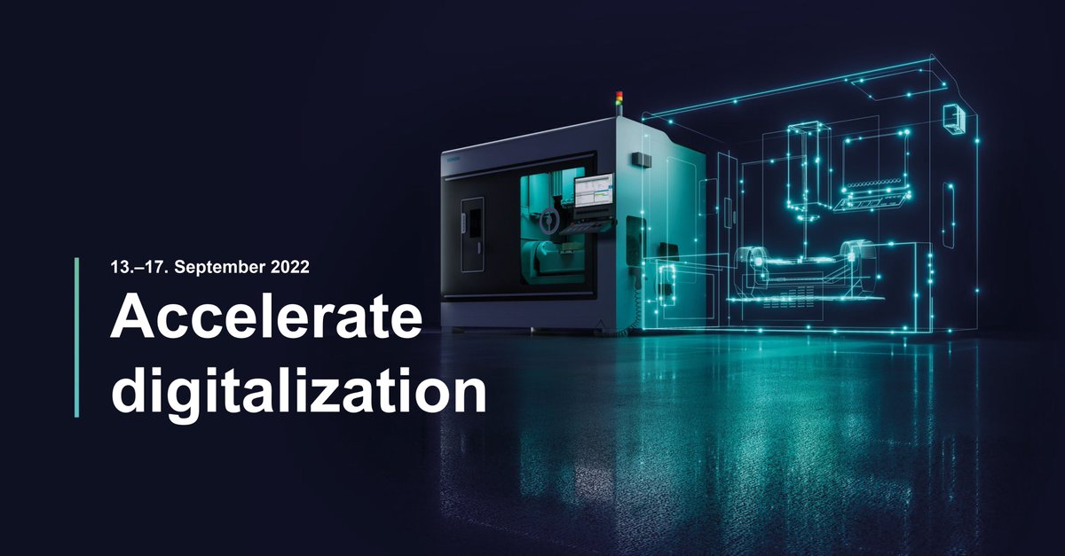 MesswebD's tweet photo. Erleben Sie @siemensindustry auf der #AMB22 in #Stuttgart und erfahren welche Lösungen die Digitalisierung in der #Werkzeugmaschinen-Industrie beschleunigten. Jetzt kostenlos registrieren und dabei sein: https://t.co/1EgPhc3KgM
#SiemensInfluencer #ThinkingCNCFurther #machinetools https://t.co/lqwdUBHviX