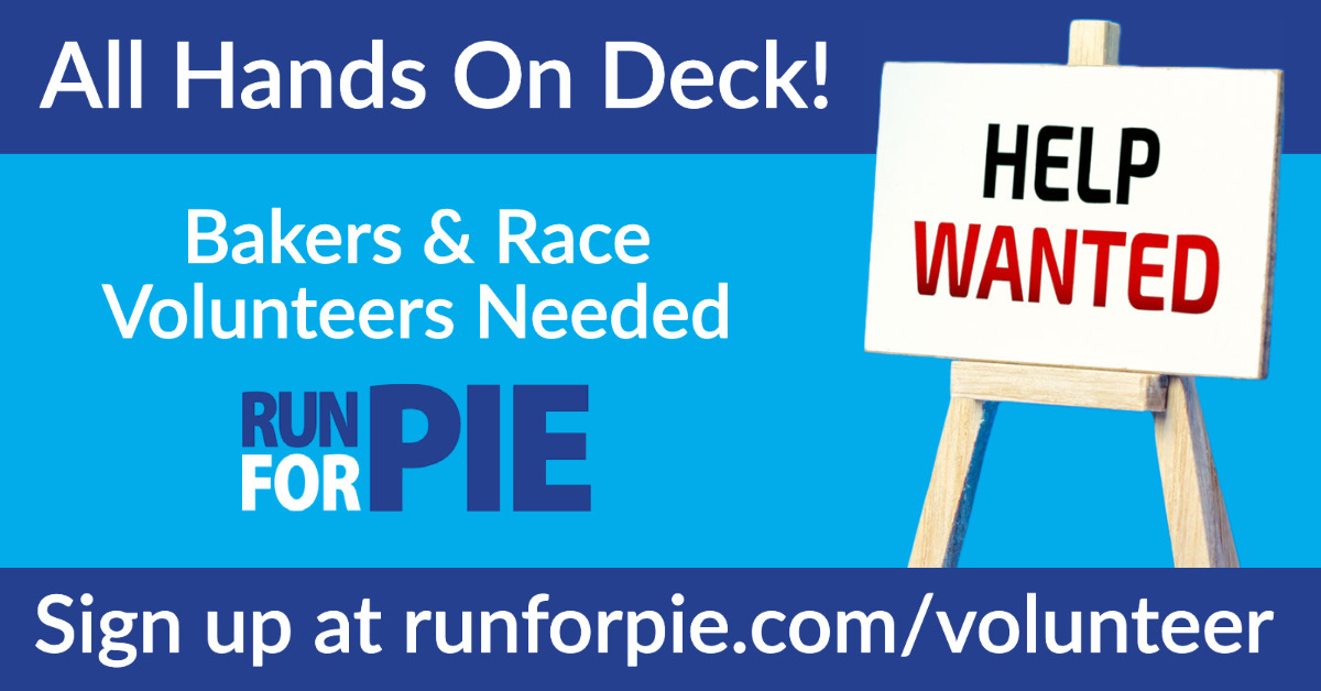 RunForPie2's tweet image. Looking for a few more volunteers to bake pies and help along the race course. Sign up at runforpie.com/volunteer. No church-lady baking or running experience required.
