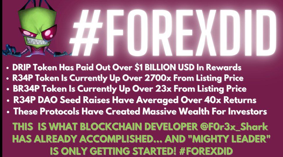 Whats up #DRIP fam! $DRIP just keeps pushing forward! $drip will just keep adding to it awesomeness!! We will be years ahead of everyone and will never look back! #drip