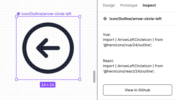 DerekNguyen10's tweet photo. I renamed all icons to match V1, so you can use Figma's Swap Library to upgrade the icons.

I also added Vue / React import path to each. @steveschoger I would be happy to add the export path in the official file if you let me 😜! https://t.co/W2xIVQUEzD