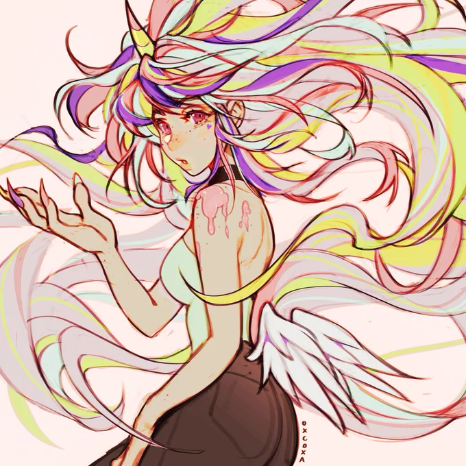 Unicorn Girl Still chipping away at this one 