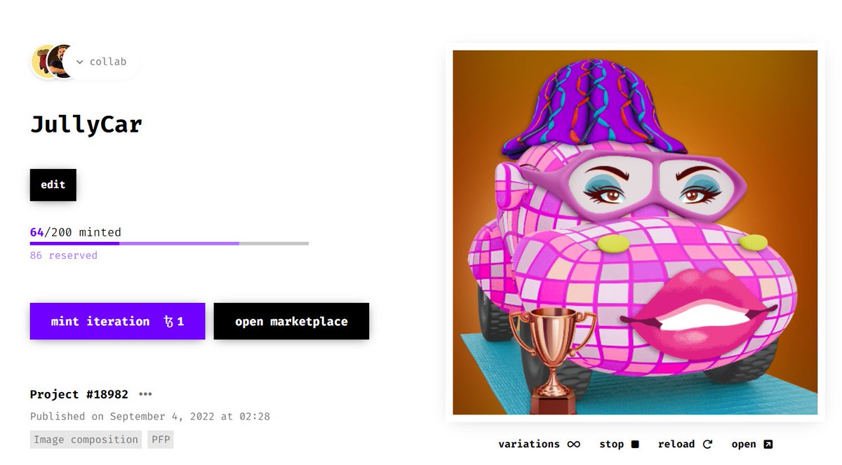 ✅#availible✅ 1 #XTZ

#Collaboration with  <a href="/morteza_yousefy/">Morteza Yousefi | NFT Artist</a>

➡️fxhash.xyz/generative/189…

----
#Morixels #I_Love_Morixels #pfpNFT  #3d #3dart
#NFT #NFTCommumity #CleanNFT #XTZ  #Tezos #fxhash #tezosart   #tezosnft #pfp  #NFT_Shill #NFTSPACESHIP #ardavan <a href="/morixels/">Morixels PFP NFT Collection</a> #Collectibles