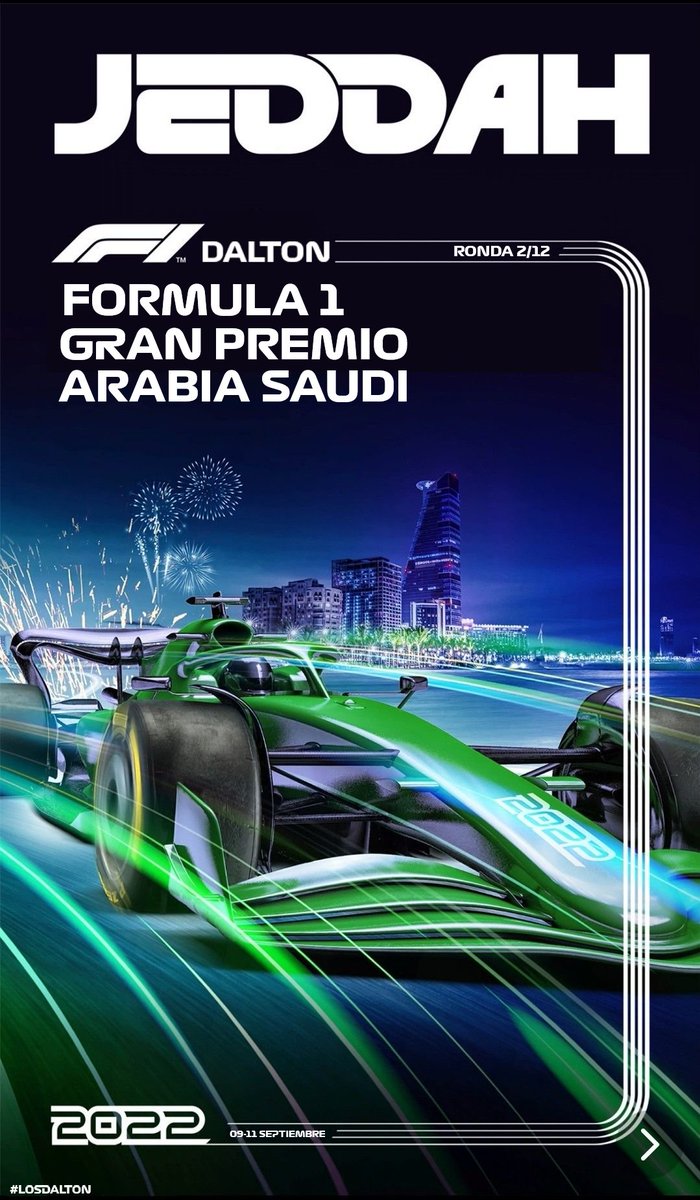 f1_dalton's tweet photo. Semana de carrera. Semana de Jeddah🇸🇦

#LOSDALTON https://t.co/6SUMhWkTC1