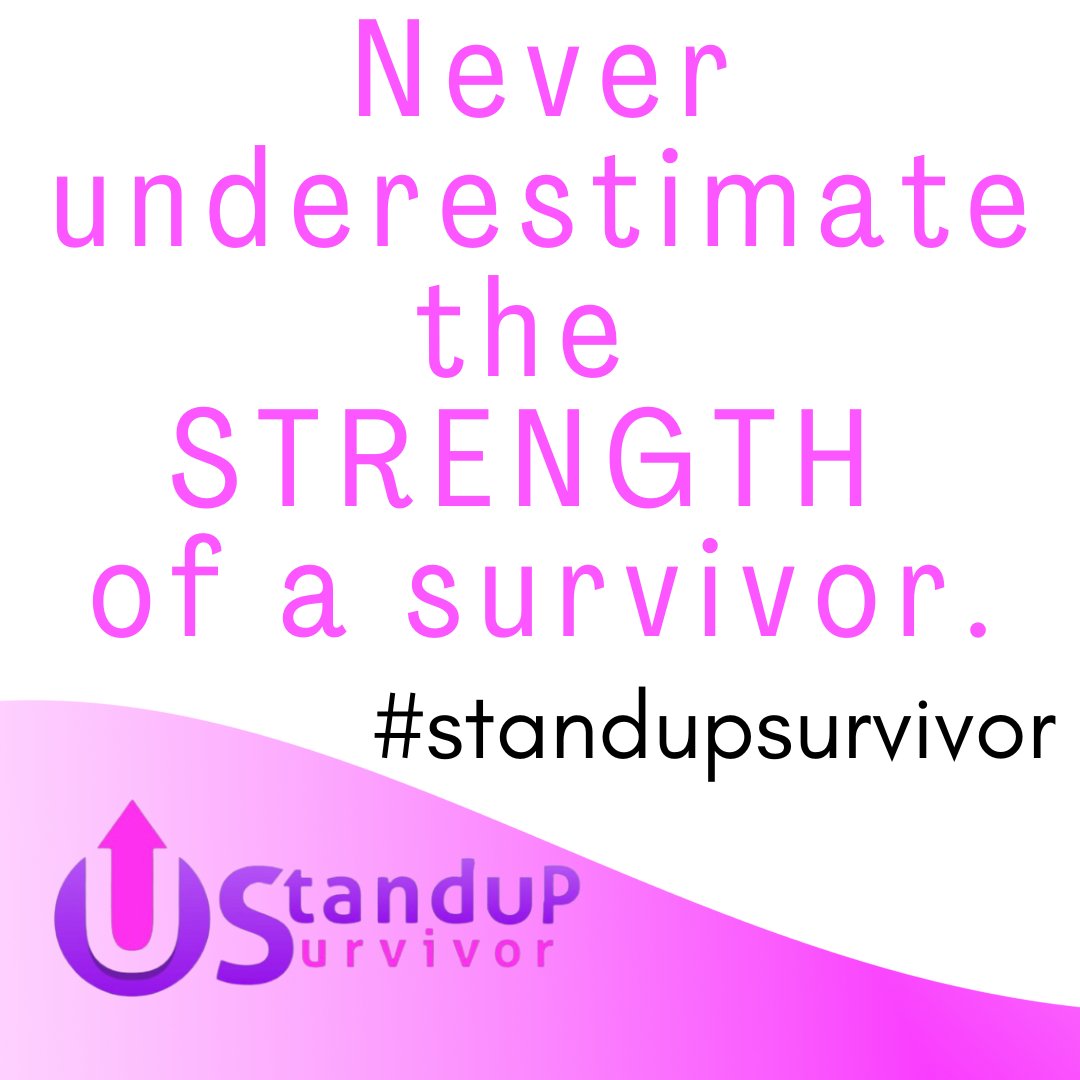 StandUpSurvivor's tweet photo. They thought they broke you.
They thought you'd never recover.
They said you could never...
But you did....
You are doing it.
Each step, Each day, Each breath.
#standupsurvivor https://t.co/QM5qOKtVZS