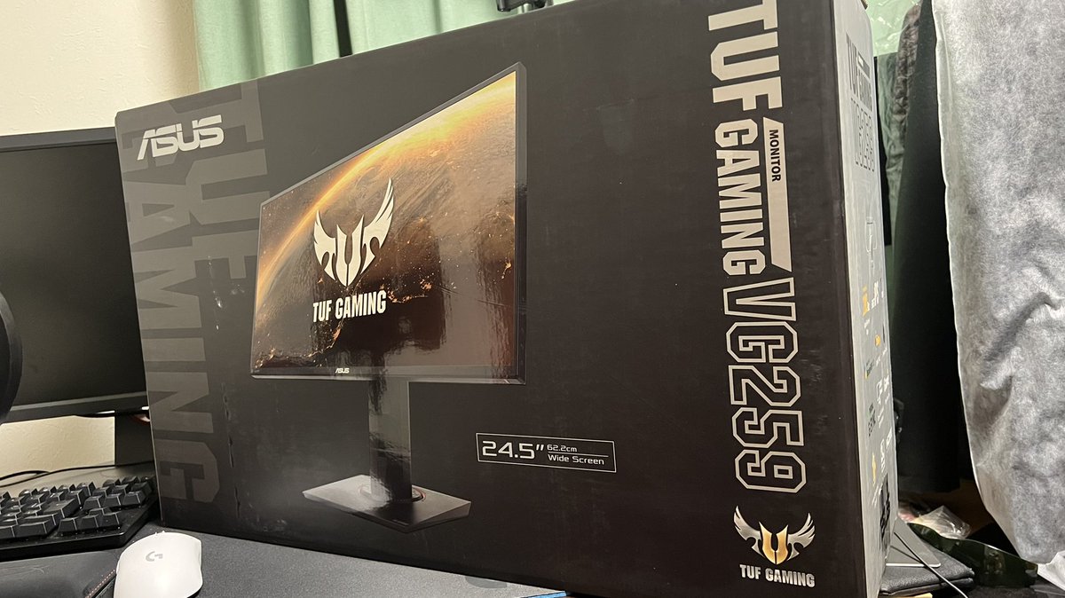 LasVegas_0607's tweet photo. VG259QMが届いた!😆
これで俺も144Hzオーバーの仲間入りや!🤩🤩
#asus
#vg259qm https://t.co/zO2KyBusv4