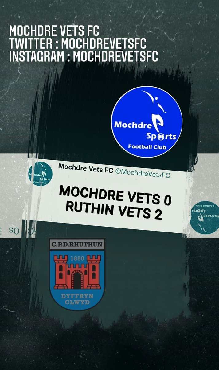 Sunday was our 2nd game of the season and unfortunately couldn't follow it up with another win.  Our opponents, Ruthin, were not only last seasons champions but that of division 1 - the leagues have merged!  Was 0-0 at half time! Good game
<a href="/MochdreSports/">Mochdre Sports FC</a> @WalesEast <a href="/NWSportDave/">Grassroots North Wales</a>