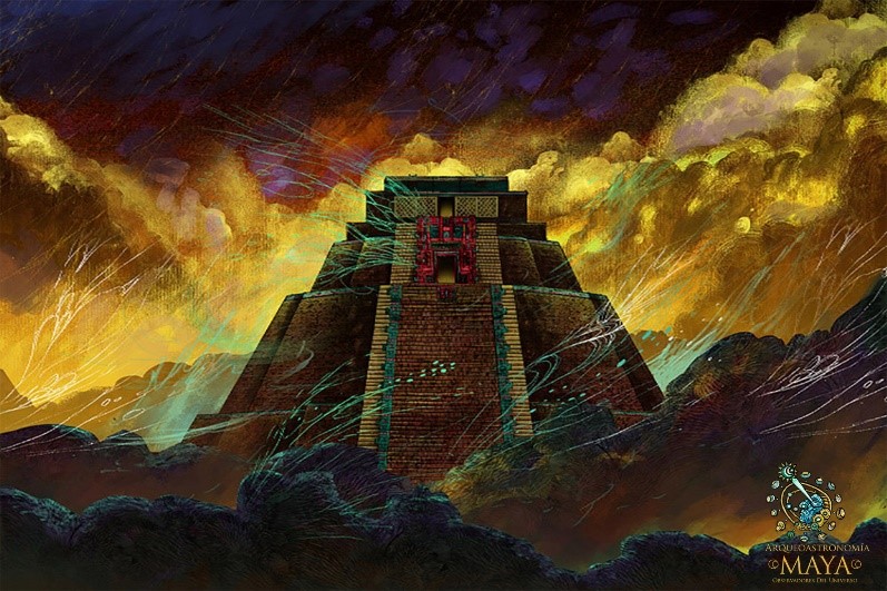 EmbaMexUru's tweet photo. Es la primera película completamente animada hecha para planetarios en México y cuya temática se centra en la orientación de diferentes sitios arqueológicos de la civilización maya con respecto a los astros. (2 de 4) https://t.co/bZyu433lID