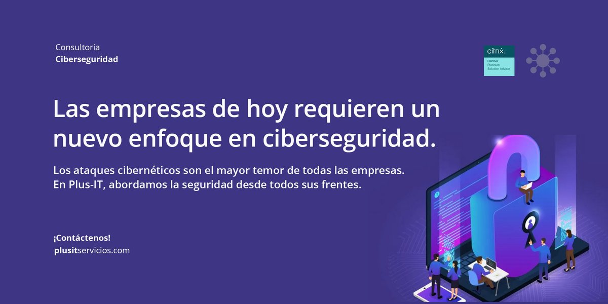 PlusITservicios's tweet image. Los ataques cibernéticos son el mayor temor de todas las empresas. Si su organización necesita un nuevo enfoque en ciberseguridad, ¡contáctenos! plusitservicios.com/contacto/

#ciberseguridad #solucionesIT #PlusIT