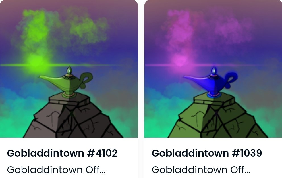 Grabbed a couple lamps from <a href="/gobladdintown/">𝕲𝖔𝖇𝖑𝖆𝖉𝖉𝖎𝖓𝖙𝖔𝖜𝖓.𝖂𝖙𝖋 SOLD OUT</a>, let's see where this goes 😎
#GobladdinFollowGobladdin