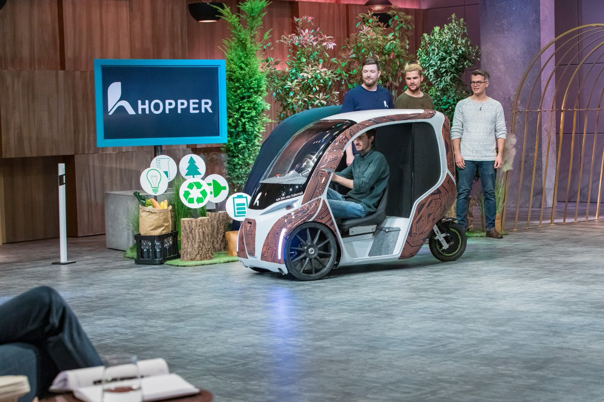 RalfDuemmel's tweet photo. Kein Deal, aber alles Gute und viel Erfolg für die Zukunft #HopperMobility. Ich hatte sehr viel Spaß beim fahren…#DHDL https://t.co/WQrwVU0gi8