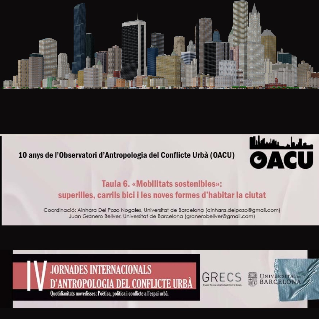 🗓️ Anunciada la extensión del plazo para el envío de comunicaciones hasta el 19 de septiembre de 2022 para las IV Jornadas Internacionales de Antropología del Conflicto Urbano organizadas por @OACU_UB 

+info: observatoriconflicteurba.org/iv-jornadas-in…