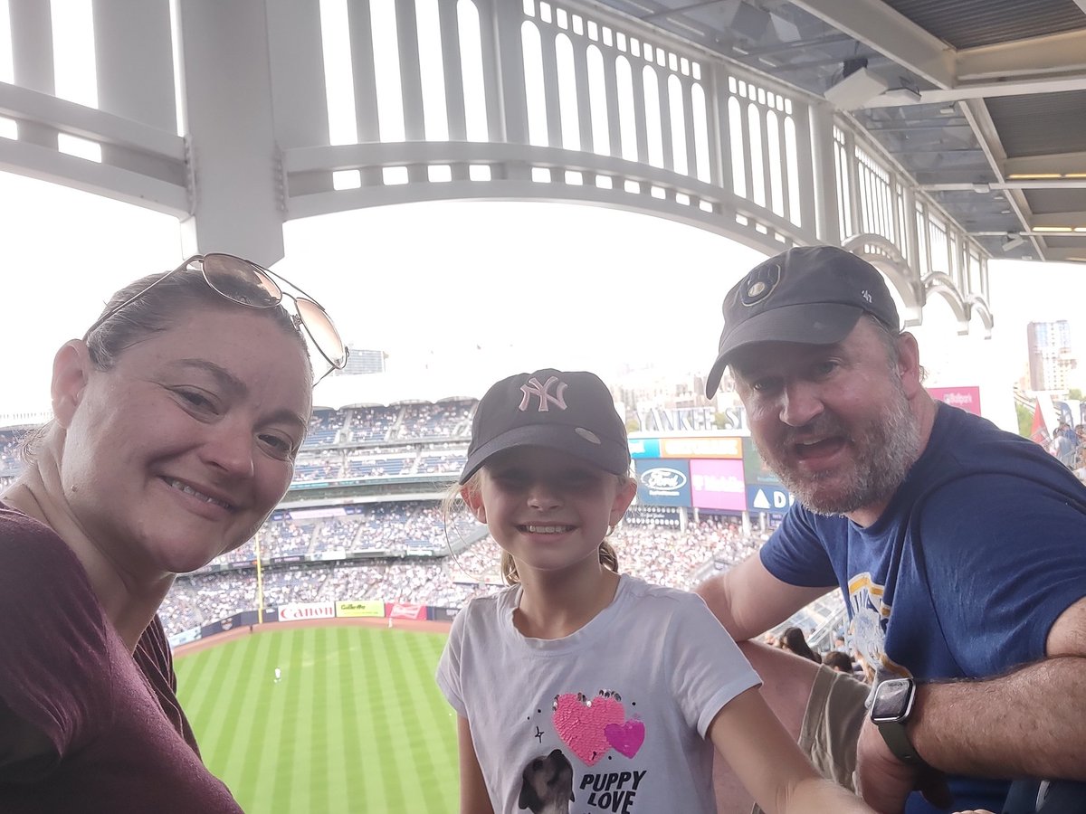 #RepBX Watching the Yankees! First #MLB game!