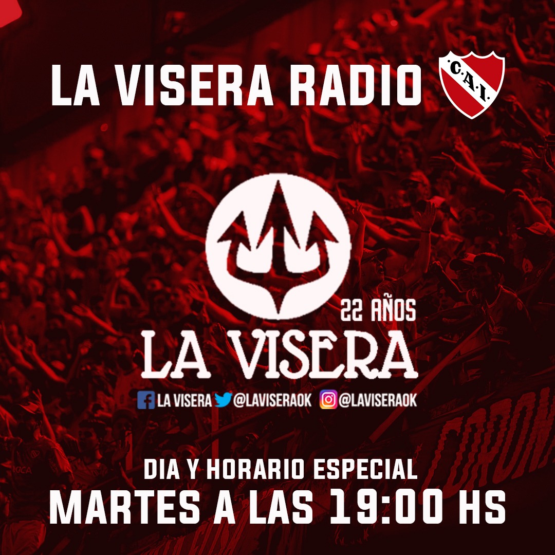 LaViseraOk's tweet photo. Por transmisión deportiva, hoy #LaVisera no estará al aire.
Pero nos encontramos mañana a las 19 hs en nuestro canal de Youtube y por Radio Gama AM 1490 https://t.co/kisfXtGBnv