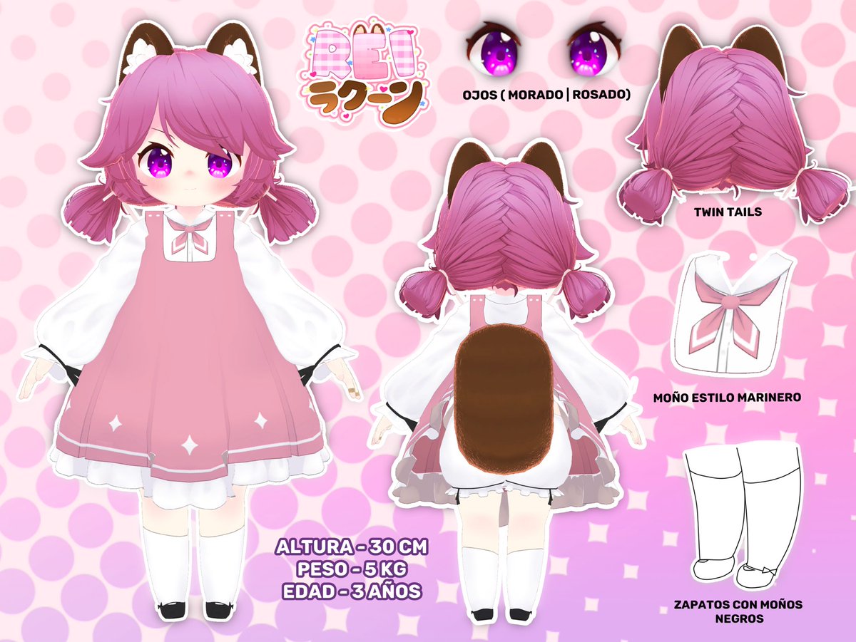 ReiMapachita's tweet photo. π π κκκ Rei Mapachita π πΉ . Φ΄ Φ
Hola! Luego de un largo tiempo porfin les vengo dando mi reference sheet. Soy una Vtuber salida del horno π¦π
Β‘Un gusto conocerlos! ~
Art-tag: #MapaRei
Live-tag: #MapachitaOn https://t.co/DUKEFWhWk2