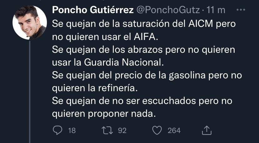 LSofiaDim's tweet photo. 1. Fíjense, este es el perfecto ejemplo de lo burda que es la forma de pensar de estos orangutanes.
Nos quejamos de la saturación del AICM y no queremos usar el AIFA , porqué no es práctico. Es un aeropuerto distante, disfuncional y sin vuelos. https://t.co/s4QRrwgqSg