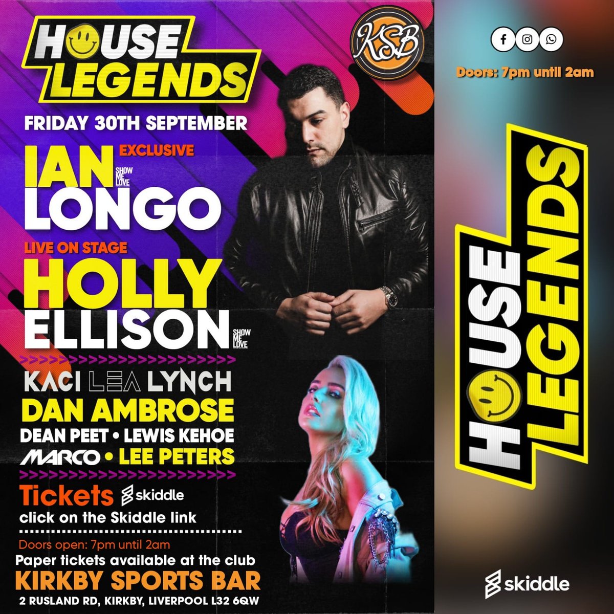 I know it's not Everton but I've got a massive event coming up, 7 hours of the biggest DJ's on Friday 30th September at <a href="/KirkbySports/">KirkbySportsBar</a>.

Full stage show, co2 cannons, LED screens, 30k bass boost system, sax player 🎷
Tickets available behind the bar or on: skiddle.com/whats-on/Liver…