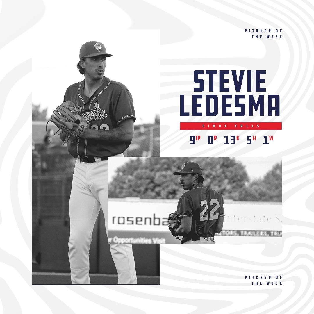 American Association (@aa_baseball) on Twitter photo Stevie Ledesma put up these INSANE numbers with 137 pitches 🤯
#WePlayToWin | <a href="/canaries/">Sioux Falls Canaries</a> Stevie Ledesma put up these INSANE numbers with 137 pitches 🤯
#WePlayToWin | <a href="/canaries/">Sioux Falls Canaries</a>