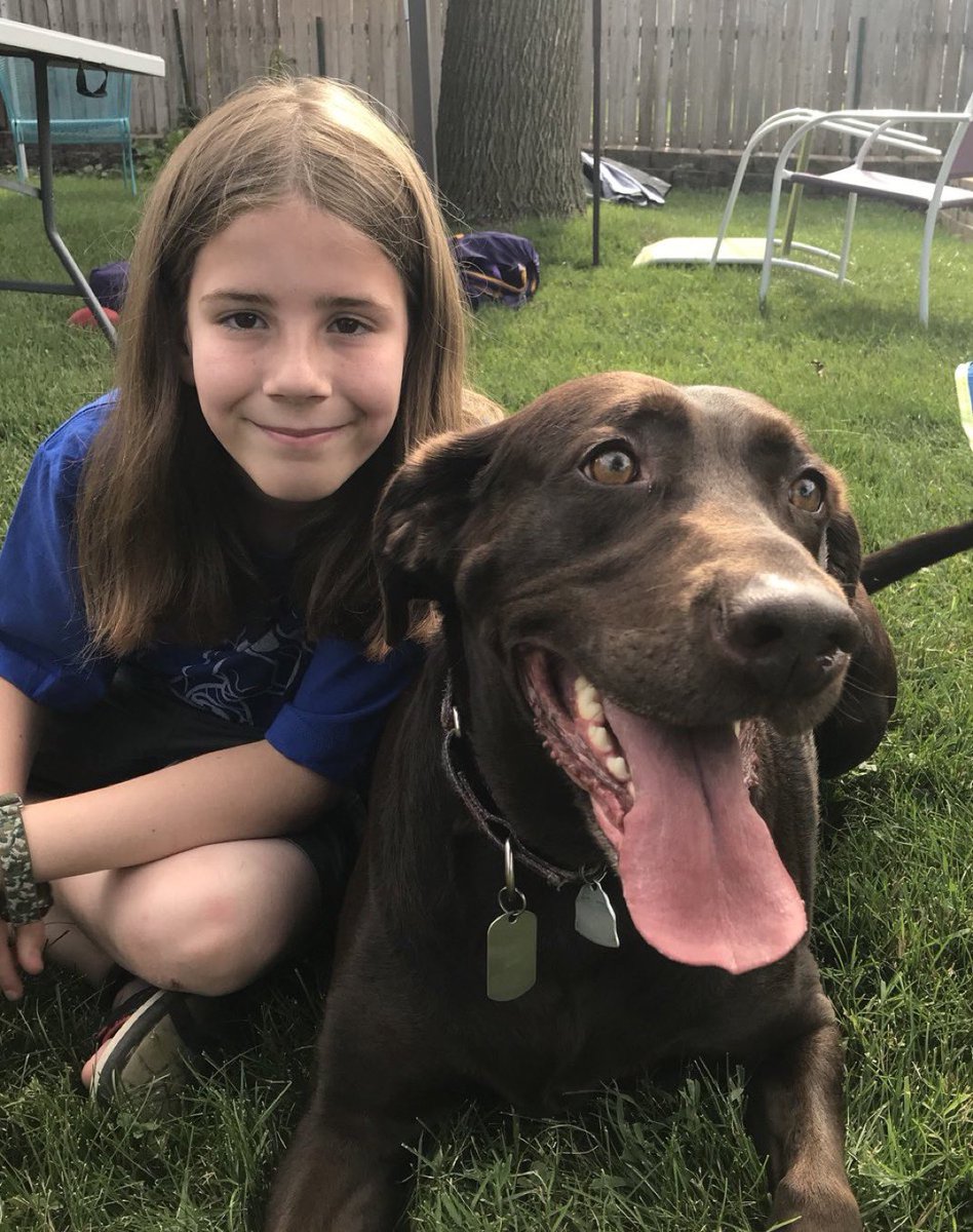 I pet Gunner. He is a 6 year old retired bomb sniffing dog who now