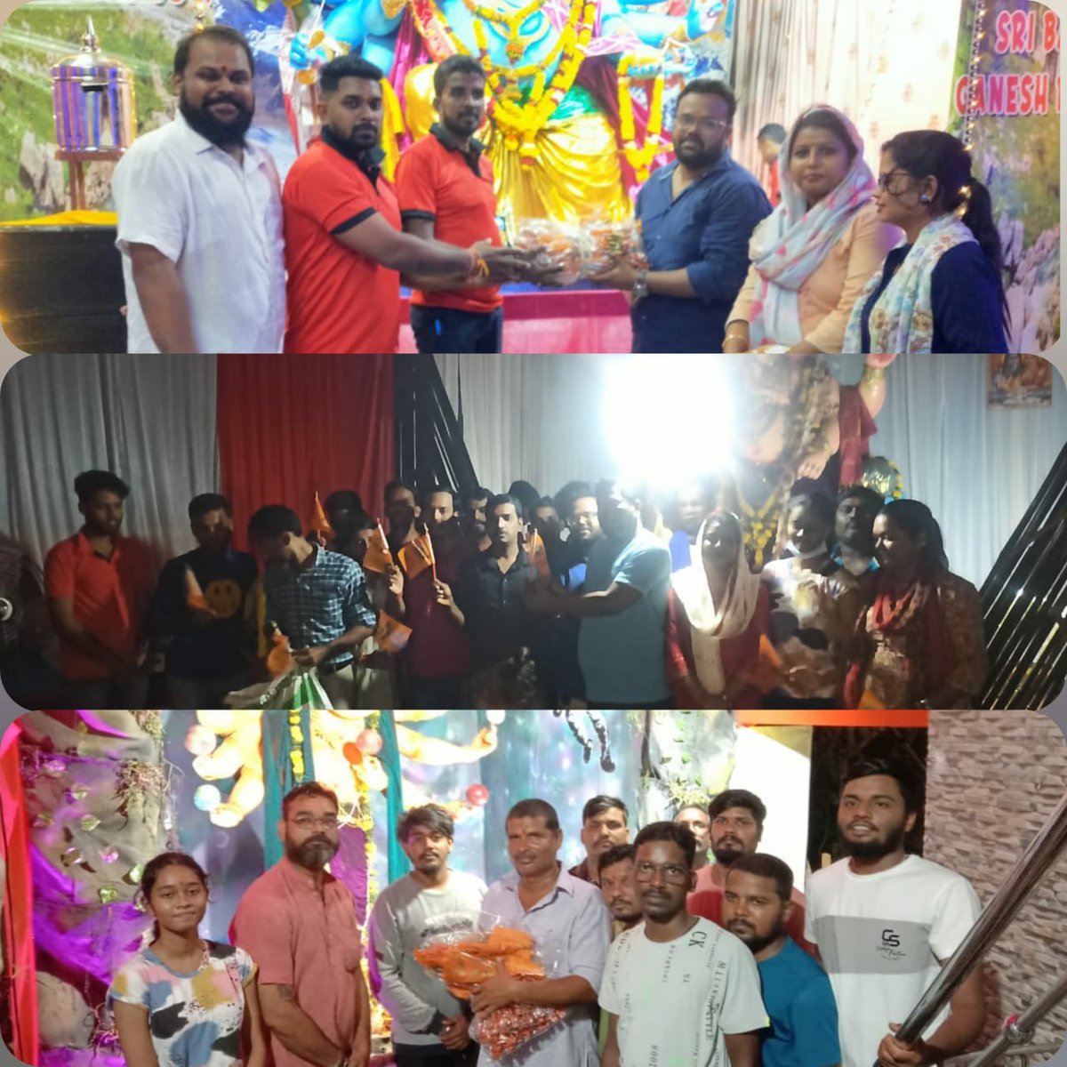 Bhagwa Humari Shaan, Bhagwa Humari Pehchaan.

KHV ANI team distributed 1000 flags among the Ganesh Puja pandal on the auspicious occasion of Ganesh Chaturthi.

#GanpatiBappaMorya
#bhagwadhwaj
<a href="/khvofficials/">Atul Mishra</a> 
<a href="/Tarun_andnic/">Tarun Singh</a>