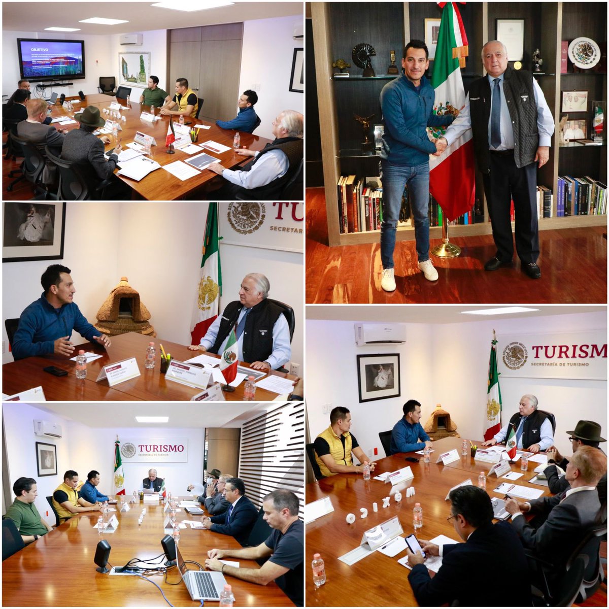 Hoy nos visitó en <a href="/SECTUR_mx/">SECTUR México</a>, el ultramaratonista <a href="/DanielAlmanzaG/">Daniel Almanza</a>, cuya hazaña motivó a muchos mexicanos a practicar deporte e inspiró el deseo por viajar por los rincones de nuestro país. ¡Gracias por tu ejemplo y perseverancia, Superhuman!
<a href="/AngelesVerdesMX/">Ángeles Verdes</a>