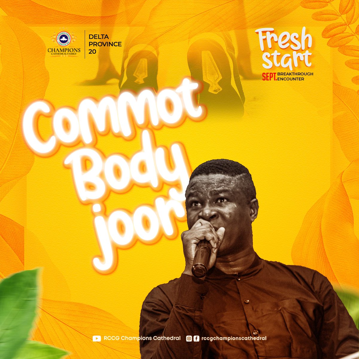 RCCGCCFOFFICIAL's tweet photo. Ministering 
Bidemi Olaoba

Fresh Start Day 1
#championscathedralfamily #deltaprovince20 #rccg #rccgworldwide #breakthroughencounter #freshstart https://t.co/rOrRv4P8Ka